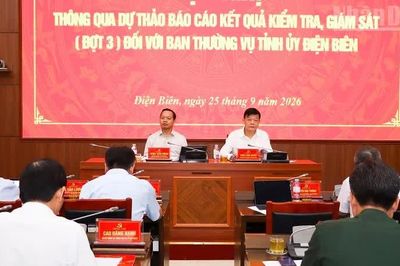 Đoàn kiểm tra, giám sát Trung ương thông qua dự thảo báo cáo kiểm tra, giám sát (đợt 3) đối với Ban Thường vụ Tỉnh ủy Điện Biên