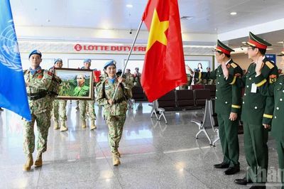Đội Công binh số 5 lên đường làm nhiệm vụ gìn giữ hòa bình Liên hợp quốc