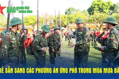 Huế sẵn sàng các phương án ứng phó trong mùa mưa bão