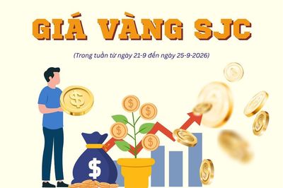 Giá vàng SJC tuần qua