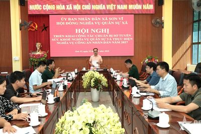 Xã Sơn Vĩ, tỉnh Tuyên Quang: Chuẩn bị nguồn sẵn sàng nhập ngũ năm 2027