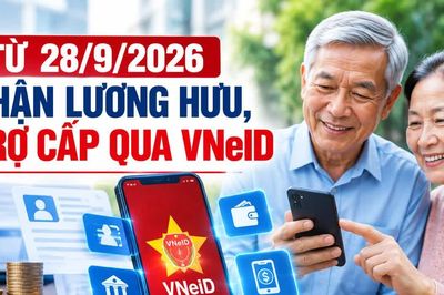 Người dân chuẩn bị nhận lương hưu, trợ cấp qua VNeID