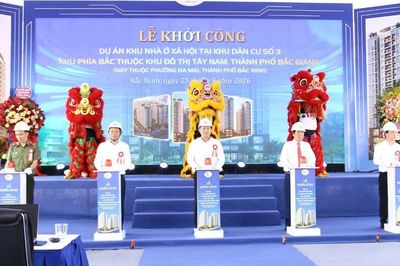 Bắc Ninh khởi công dự án nhà ở xã hội, đáp ứng chỗ ở cho gần 1.000 người