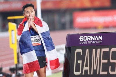 'Tia chớp' Thái Lan liên tiếp phá kỷ lục ASIAD, giành HCV lịch sử chạy 100m