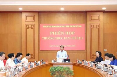 Thường trực Ban Bí thư Trần Cẩm Tú chủ trì Phiên họp Thường trực Ban Chỉ đạo Trung ương về phát triển văn hóa