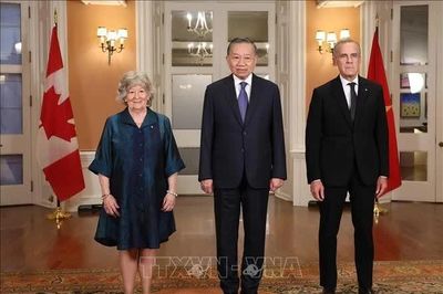 Toàn quyền Canada chủ trì chiêu đãi trọng thể Tổng Bí thư, Chủ tịch nước Tô Lâm