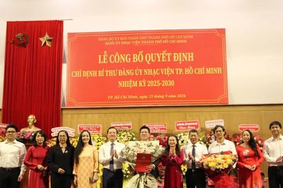 Giám đốc Đỗ Quốc Hưng giữ chức Bí thư Đảng ủy Nhạc viện Thành phố