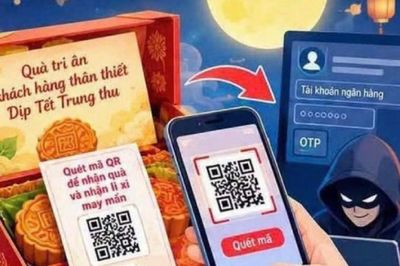 Cảnh giác thủ đoạn tặng quà Trung thu, dụ quét mã QR để lừa đảo