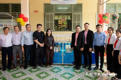 C.P. Việt Nam đồng hành đưa nước sạch đến với học sinh tỉnh Vĩnh Long