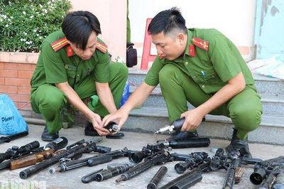 An Giang thu hồi 124 khẩu súng, hơn 13.600 viên đạn