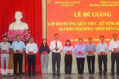 188 học viên hoàn thành bồi dưỡng kỹ năng hoạt động HĐND cấp xã