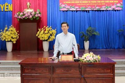 Bí thư Tỉnh ủy An Giang Lê Quang Tùng yêu cầu Long Xuyên đổi mới tư duy, xác định nhiệm vụ đột phá