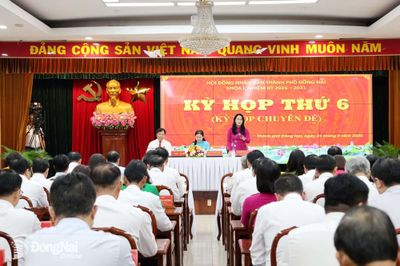 HĐND thành phố Đồng Nai tổ chức Kỳ họp thứ 6 (chuyên đề)