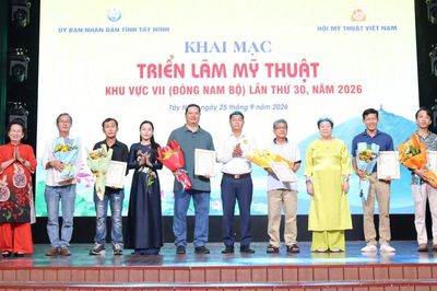 Khai mạc Triển lãm Mỹ thuật khu vực VII (Đông Nam Bộ) lần thứ 30 năm 2026