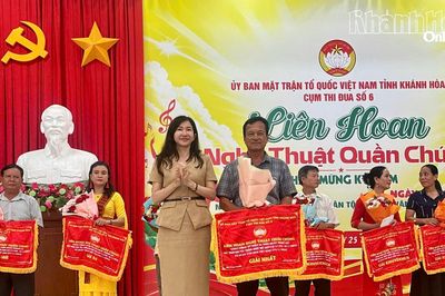 Xã Ninh Phước giành giải nhất Liên hoan Nghệ thuật quần chúng Cụm thi đua số 6