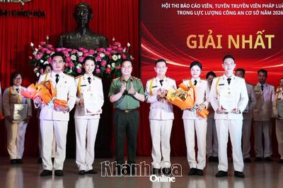 Hội thi Báo cáo viên, tuyên truyền viên pháp luật giỏi trong lực lượng công an cơ sở năm 2026