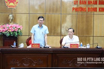 Lãnh đạo UBND tỉnh kiểm tra tình hình thực hiện một số dự án trên địa bàn phường Đông Kinh