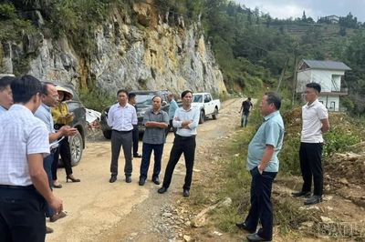 Tổ đại biểu số 12 HĐND tỉnh Lào Cai giám sát các công trình giao thông Bắc Hà - Si Ma Cai
