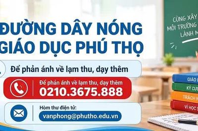 Phú Thọ công bố đường dây nóng tiếp nhận phản ánh về lạm thu, dạy thêm không đúng quy định