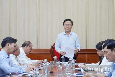 Họp bàn tổ chức Hội thi Sáng tạo kỹ thuật tỉnh Quảng Trị lần thứ nhất