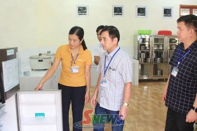 Kiểm soát ATTP bếp ăn trường học