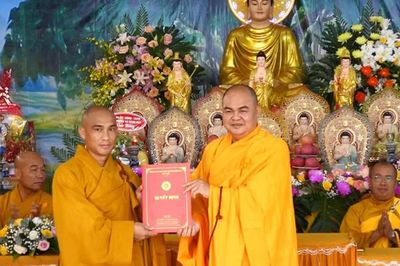 Quảng Ngãi: Công bố quyết định thành lập chùa Bửu Quang và chú nguyện rót đồng đúc đại hồng chung