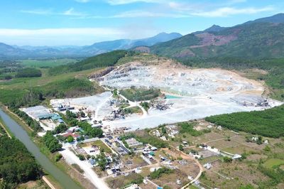 Quảng Ngãi nâng công suất mỏ đá lớn nhất tỉnh, giải quyết nhu cầu vật liệu cho nhiều dự án