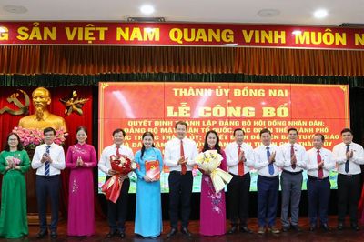 TP. Đồng Nai: Thành lập 2 Đảng bộ trực thuộc Thành ủy