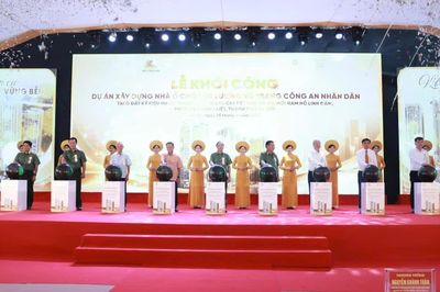 Khởi công dự án 884 căn nhà ở xã hội cho lực lượng Công an nhân dân tại Hà Nội