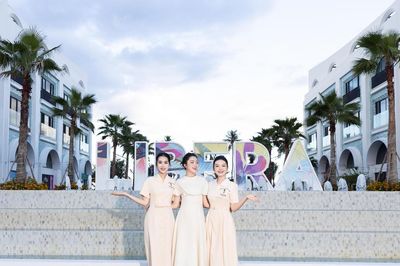 Top 3 Miss World Vietnam 2025 khoe sắc giữa không gian sống bên Vịnh Nha Trang