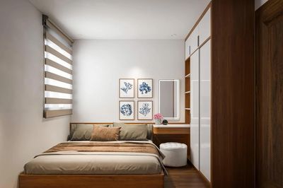 Phòng ngủ chật vì giường quá lớn: 4 cách bố trí giúp 'ăn gian' diện tích