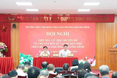 Phường Khương Đình đẩy mạnh chuyển đổi số từ cơ sở