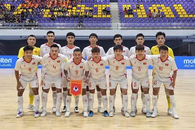 Tuyển futsal nam Việt Nam vươn lên hạng 20 thế giới