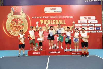 Giải Pickleball Báo Văn Hoá năm 2026: Gắn kết cán bộ quản lý và nghệ sĩ trên sân đấu