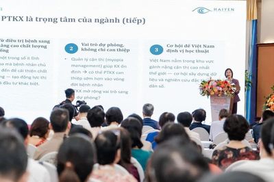 Đục thủy tinh thể là nguyên nhân khiến 74% số ca mù lòa ở nước ta