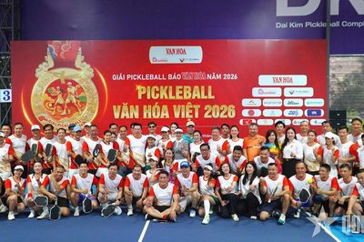 Khởi tranh Giải pickleball Văn hóa Việt 2026