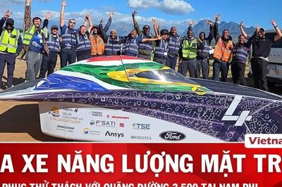 Cuộc đua xe chạy bằng năng lượng mặt trời gây 'sốt' tại Nam Phi