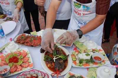 Sôi nổi hội thi 'Khéo tay vào bếp - Đậm đà vị biển' phường An Hải