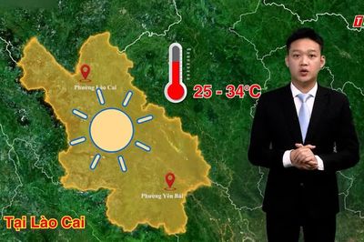 Dự báo thời tiết đêm 26 và ngày 27/9