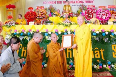 Đà Nẵng: Chùa Đông Phước (xã Hà Nha) có tân trụ trì
