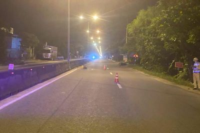 Xe máy tông dải phân cách trên QL1A Đà Nẵng, một người tử vong tại chỗ