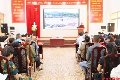 127 hộ dân bốc thăm lô đất khu tái định cư Dự án mỏ sắt Nà Rụa