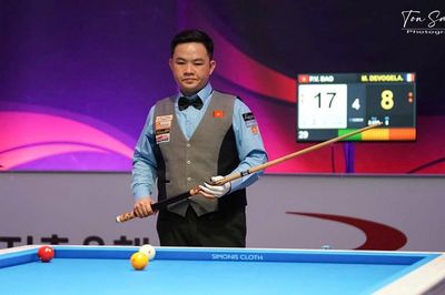 Bao Phương Vinh ngược dòng vào bán kết World Championship 2026