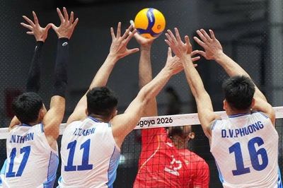 Tuyển bóng chuyền nam Việt Nam thua Ấn Độ trận ra quân ASIAD 2026