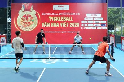Kịch tính các trận chung kết hạng mục Phong trào tại Giải Pickleball Báo Văn Hóa năm 2026