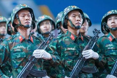 Màn diễu binh đặc biệt ở Thái Nguyên
