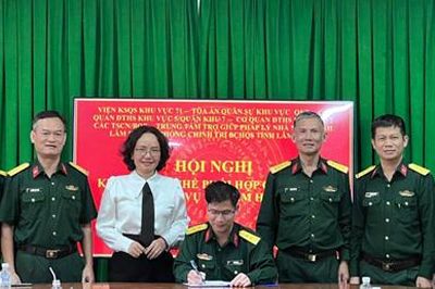 Viện kiểm sát Quân sự khu vực 71 ký Quy chế phối hợp giải quyết các vụ án, vụ việc xâm hại trẻ em
