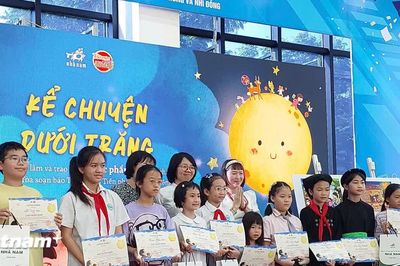 Cuộc thi 'Kể chuyện dưới Trăng': Khích lệ thiếu nhi sáng tạo thơ ca và hội họa