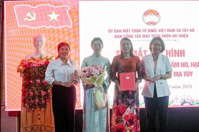 Xã Tây Hồ ra mắt Khu dân cư đoàn kết, an toàn, ấm no, hạnh phúc - xanh, sạch - không ma túy
