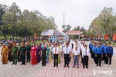 Trang trọng Lễ tưởng niệm 62 năm Vụ thảm sát Giồng Sắn